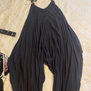 Black flowy jumpsuit